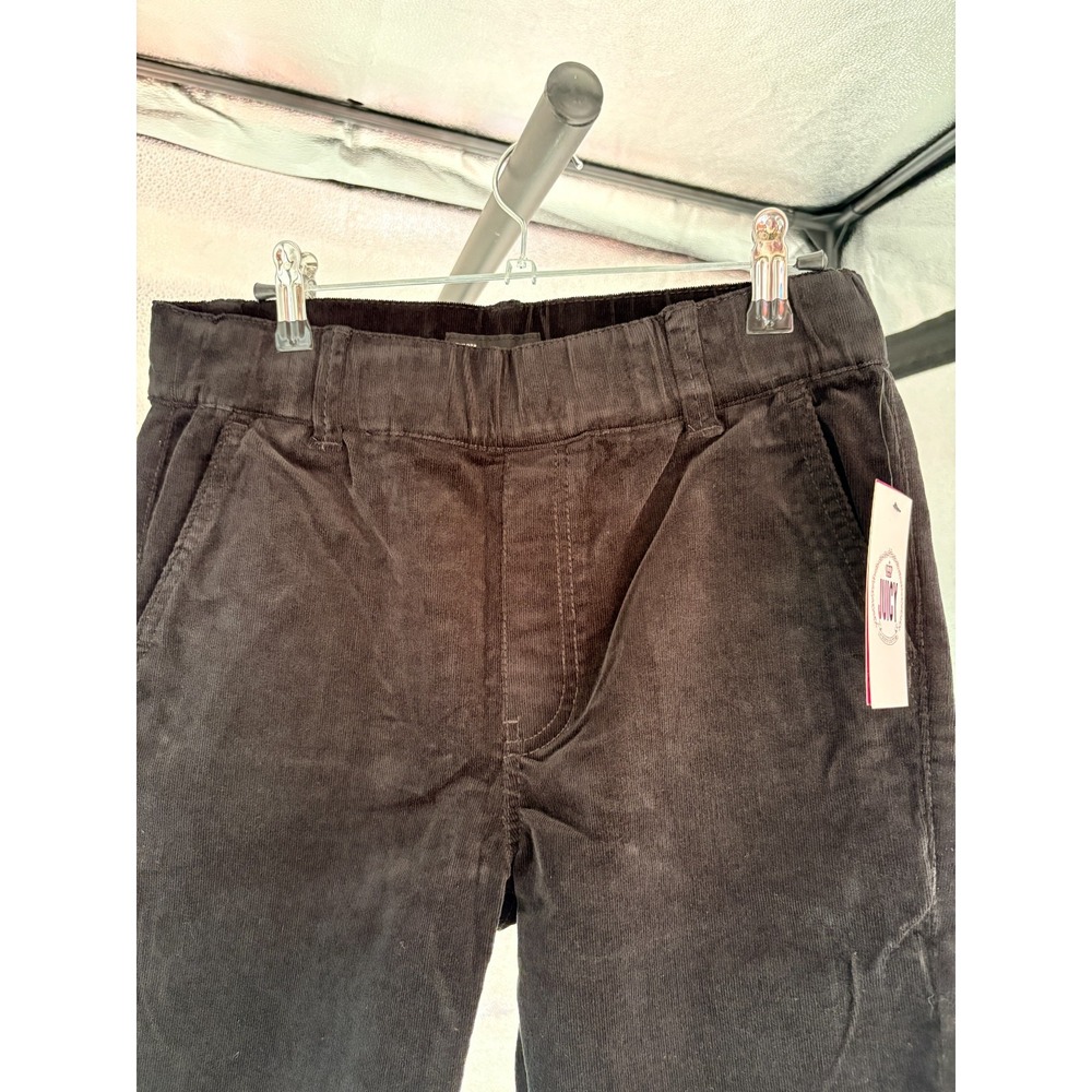 Juicy Couture California Skinny Pull On Corduroy Cloud Grey Pants Sz: 30 NEW